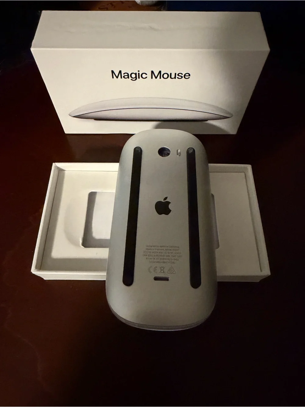 Apple Magic Mouse in Silver and Black Accents